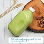 2L Multi-Purpose Glass Bottle with Airtight Lid for Milk, Juice, Smoothies & Iced Coffee