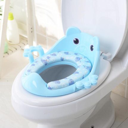 Kids Potty Seat/Chair Training with Step Stool – Soft & Safe Children Toilet Training Seat