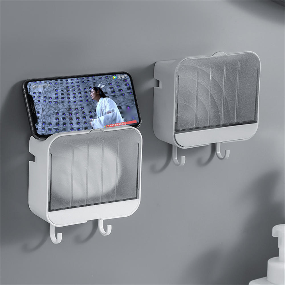 Kitchen/Bathroom Organizer Rack – Punch Free Shower Caddy Storage Basket for Bathroom & Kitchen