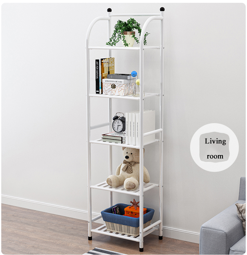5 Tier Multi-Purpose Rack – Strong Metal Storage Shelf Organizer for Kitchen, Office & Home
