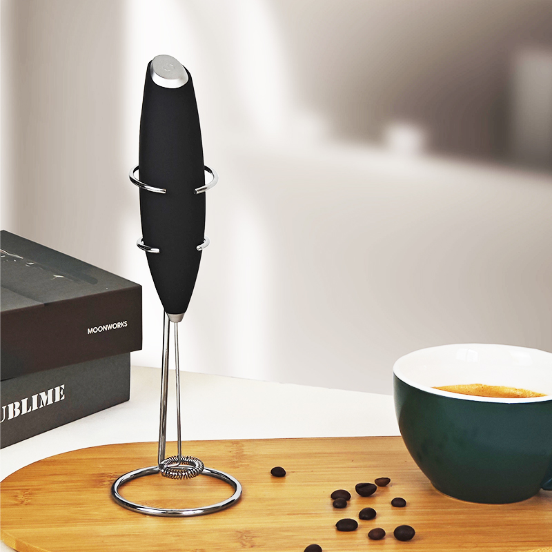Electric Milk Frother Handheld Coffee Blender & Egg Beater – Cordless Stainless Steel Mini Mixer Electric Milk Frother Handheld Coffee Blender & Egg Beater – Cordless Stainless Steel Mini Mixer