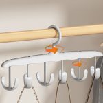 Plastic Clothes Hangers – Space Saving Wardrobe & Bathroom Organizer for Shoes & Clothes