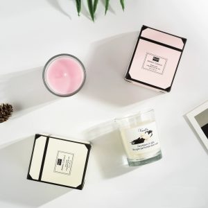 Glass Cap Cunned Scented Candles – Handmade Soy Wax Home Fragrance Candles