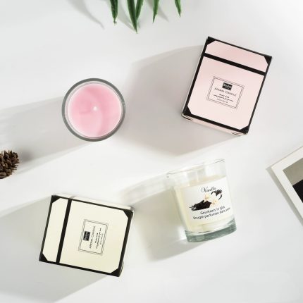 Glass Cap Cunned Scented Candles – Handmade Soy Wax Home Fragrance Candles