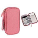 Travel Cable Organiser Pouch Waterproof Double Layer Electronic Accessories Storage Bag