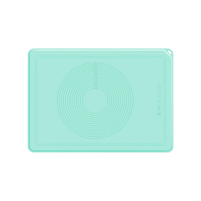 Non-stick Silicone Kneading Mat 40x50cm – Food Grade Non-Slip Baking & Dough Rolling Mat With Measurement Guide