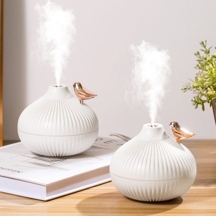 Onion Humidifier Portable Ultrasonic Aroma Diffuser with LED Night Lamp for Home & Car