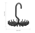 Rotating Plastic Hanger for Scarf and Ties – 360° Twirl Closet Organizer Rack