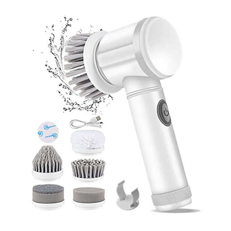 Rechargeable Cordless Magic Brush Electric Spin Scrubber for Bathroom, Tiles & Kitchen Cleaning