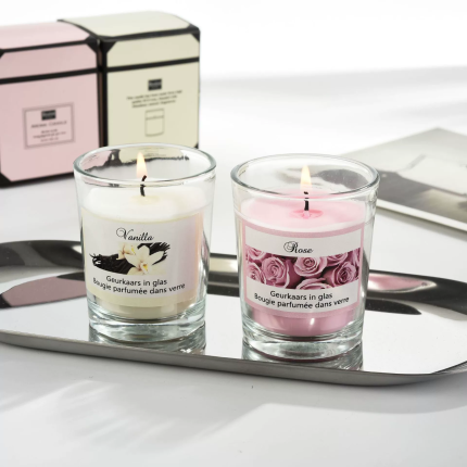 Glass Cap Cunned Scented Candles – Handmade Soy Wax Home Fragrance Candles