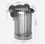 Wall Mount Toothbrush Holder & Bathroom Organizer – Self Adhesive Bathroom Storage Shelf