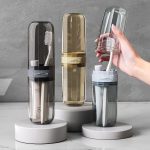 Portable Travel Toothbrush/Toothpaste Holder – Multifunctional Durable Storage Case for Travel & Home Use