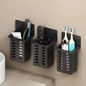 Simple Tooth Brush Holder – Modern Bathroom Organizer for Homes
