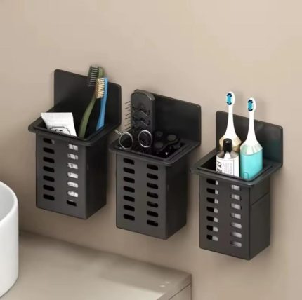 Simple Tooth Brush Holder – Modern Bathroom Organizer for Homes
