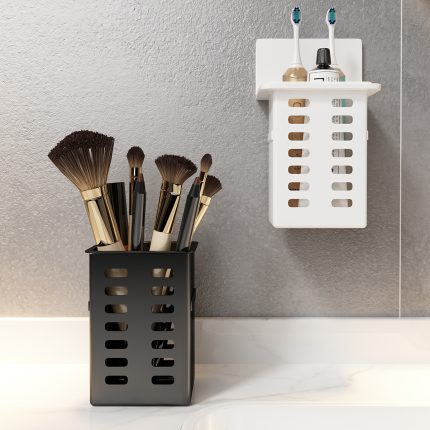 Simple Tooth Brush Holder – Modern Bathroom Organizer for Homes