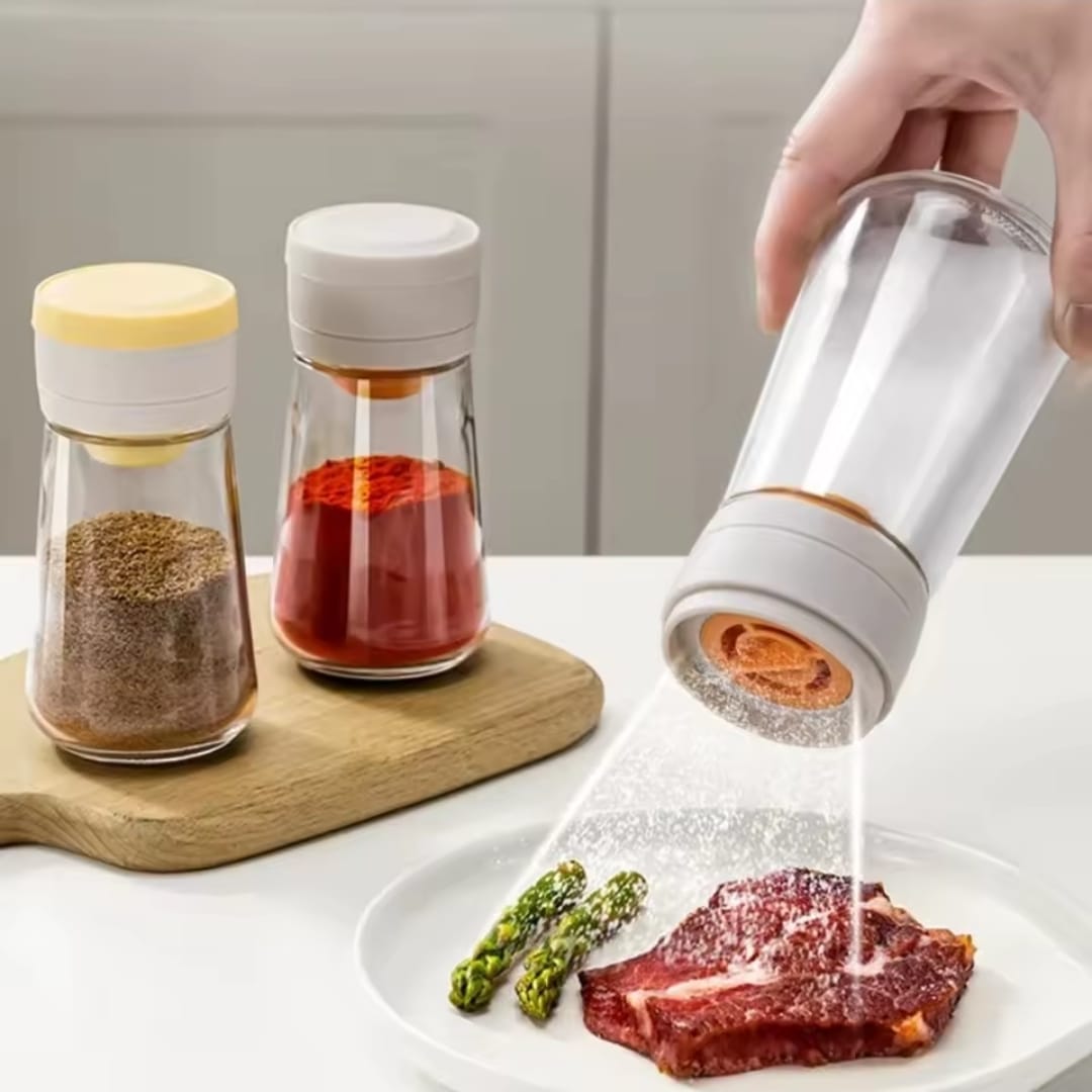 Moisture-Proof Glass Salt Shaker with Precise Measure Moisture-Proof Glass Salt Shaker with Precise Measure