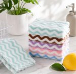 High Quality Microfiber Kitchen Towels Set of 5pcs 30x30cm Super Absorbent Soft Cleaning Cloths