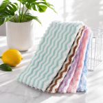 High Quality Microfiber Kitchen Towels Set of 5pcs 30x30cm Super Absorbent Soft Cleaning Cloths