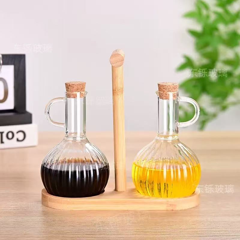 Glass Oil Pot Set – Heat Resistant Borosilicate Oil Dispenser Bottle for Kitchen Use Glass Oil Pot Set – Heat Resistant Borosilicate Oil Dispenser Bottle for Kitchen Use