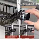 Aluminum Kitchen & Bathroom Sink Organizer – Rust Resistant Drainage Rack