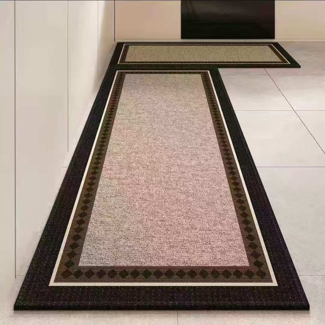Rubber Bottom Anti-Slip Kitchen Mats 2pcs Set 40×60cm & 40×120cm – Non-Slip Kitchen Floor Mats Rubber Bottom Anti-Slip Kitchen Mats 2pcs Set 40×60cm & 40×120cm – Non-Slip Kitchen Floor Mats