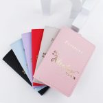 High Quality Trendy PU Leather Passport Cover/Holder – Stylish Travel Passport Wallet in Red & Blue