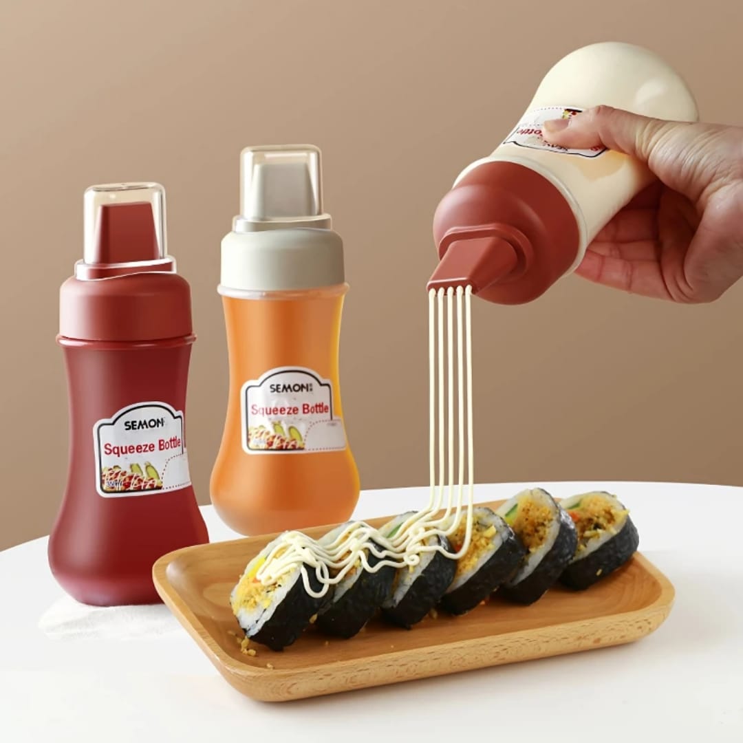 Squeeze Sauce Bottle – Multipurpose Salad Dressing, Ketchup & Honey Dispenser Bottle Squeeze Sauce Bottle – Multipurpose Salad Dressing, Ketchup & Honey Dispenser Bottle