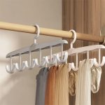 Plastic Clothes Hangers – Space Saving Wardrobe & Bathroom Organizer for Shoes & Clothes