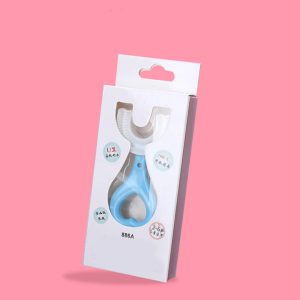 Baby’s Toothbrush 360 Degree U-Shaped Silicone Kids Toothbrush & Teether for Oral Care