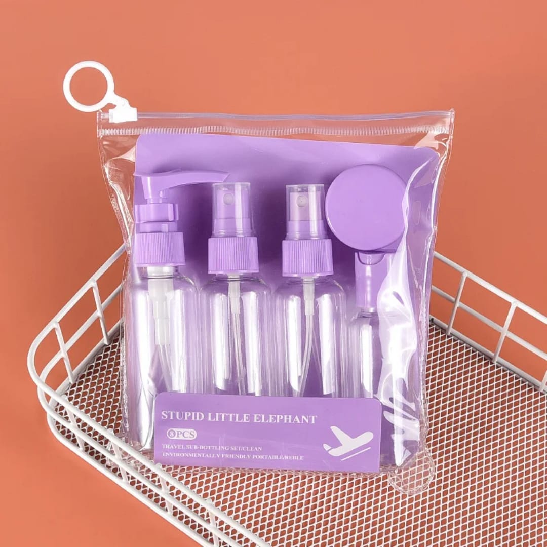 Travel Set Packaging Refillable Cosmetic Bottles & Spray Containers for Lotion, Cream & Toiletries Travel Set Packaging Refillable Cosmetic Bottles & Spray Containers for Lotion, Cream & Toiletries