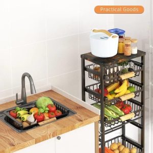4 layer multifunctional rack