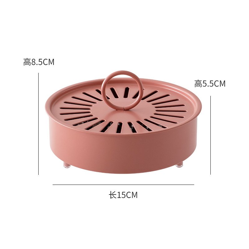 Premium quality iron mosquito-repellent incense box with cover - Image 2