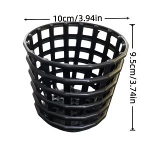 Woven Pattern Desktop Storage Box, Hollow-Out Portable Resin Storage Cylinder