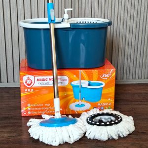 360° Magic Spin Mop BIGGER SIZE WITH METALLIC INSERT