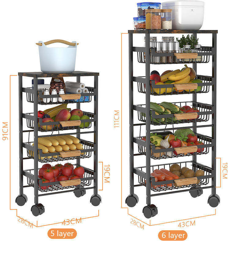 4 Layer Multifunctional Rack – Stainless Steel Kitchen & Vegetable Organizer