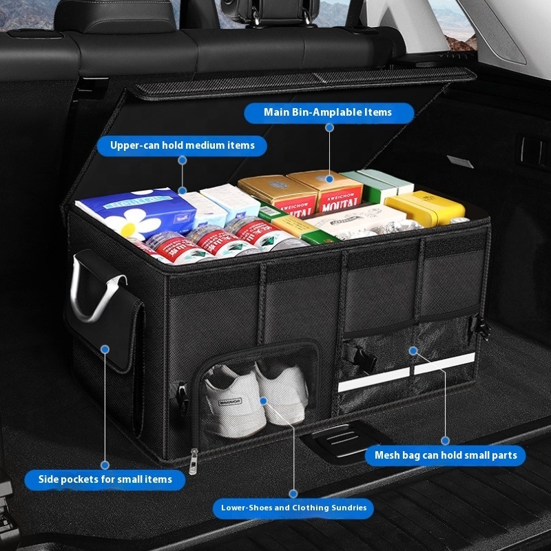 Heavy Duty Car Boot Organizer 112L – Large Foldable Car Boot Storage Bag