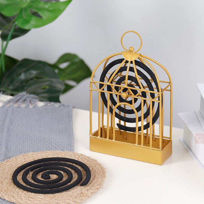 Bird Cage Shape Mosquito Coil Holder – Handmade European Style