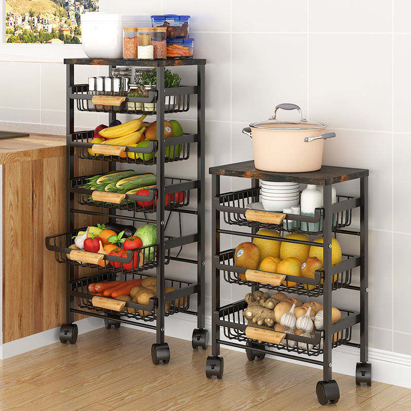 4 Layer Multifunctional Rack – Stainless Steel Kitchen & Vegetable Organizer