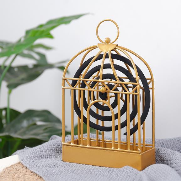 Bird Cage Shape Mosquito Coil Holder – Handmade European Style