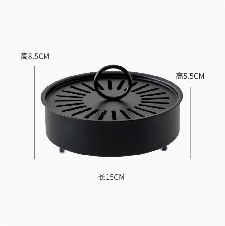 Premium Quality Iron Mosquito-Repellent Incense Box with Cover