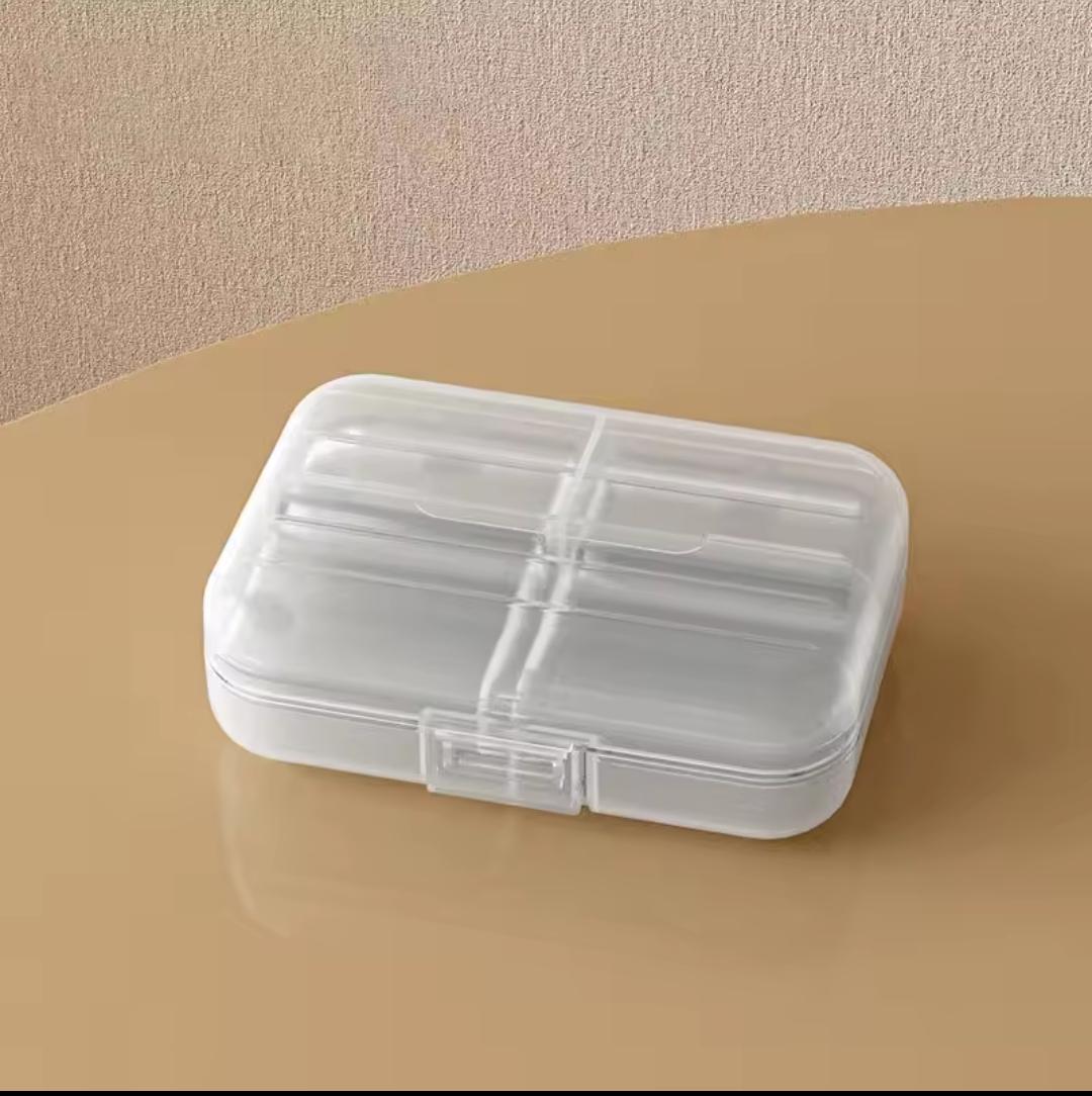 7-Grid Portable Pill Box – Weekly Medicine & Tablet Organizer