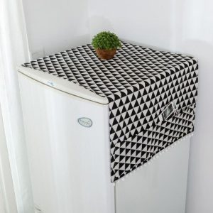 Fridge/Washing Machine Dust Cover – Cotton Multipurpose Appliance Cover