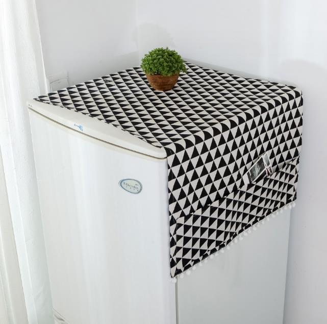 Fridge/Washing Machine Dust Cover – Cotton Multipurpose Appliance Cover