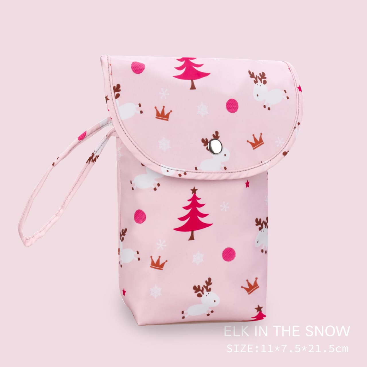 Waterproof Diaper Pouch – Compact Baby Diaper Organizer for Diapers & Wipes