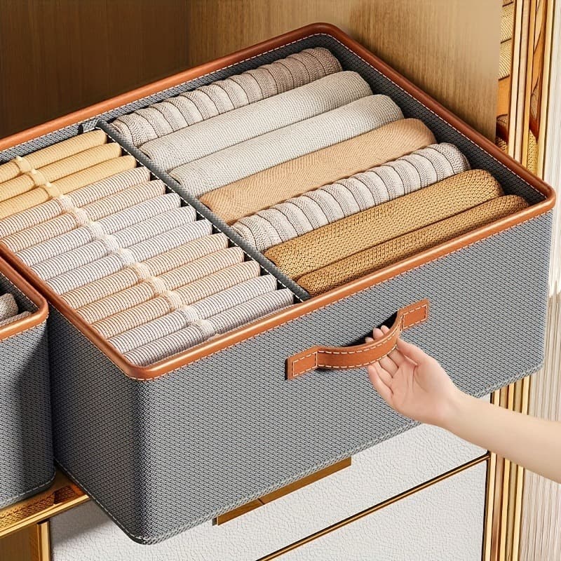 Versatile Foldable Double Compartment Closet Organizer Kenya
