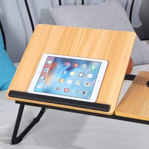 Adjustable Tilting Laptop Folding Table – Portable Laptop Stand for Bed & Sofa