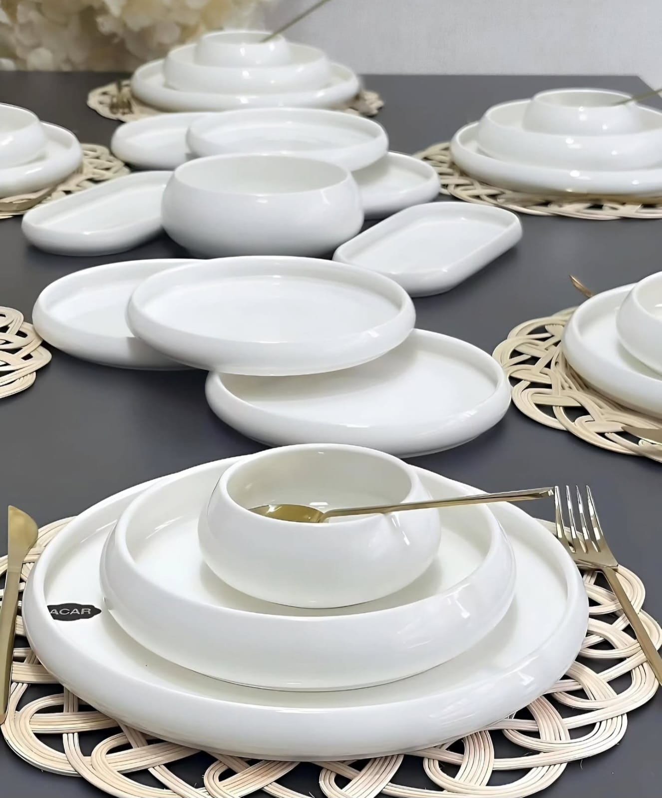 Premium Elegant 24pc Dinner Set – Complete Dinnerware Set for 6