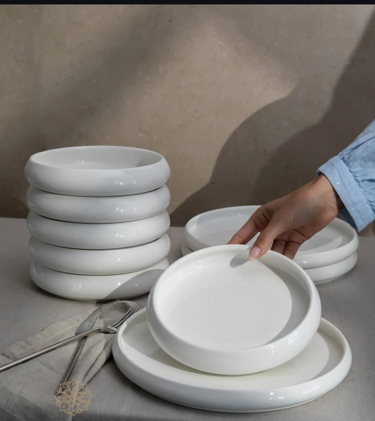 Premium Elegant 24pc Dinner Set – Complete Dinnerware Set for 6