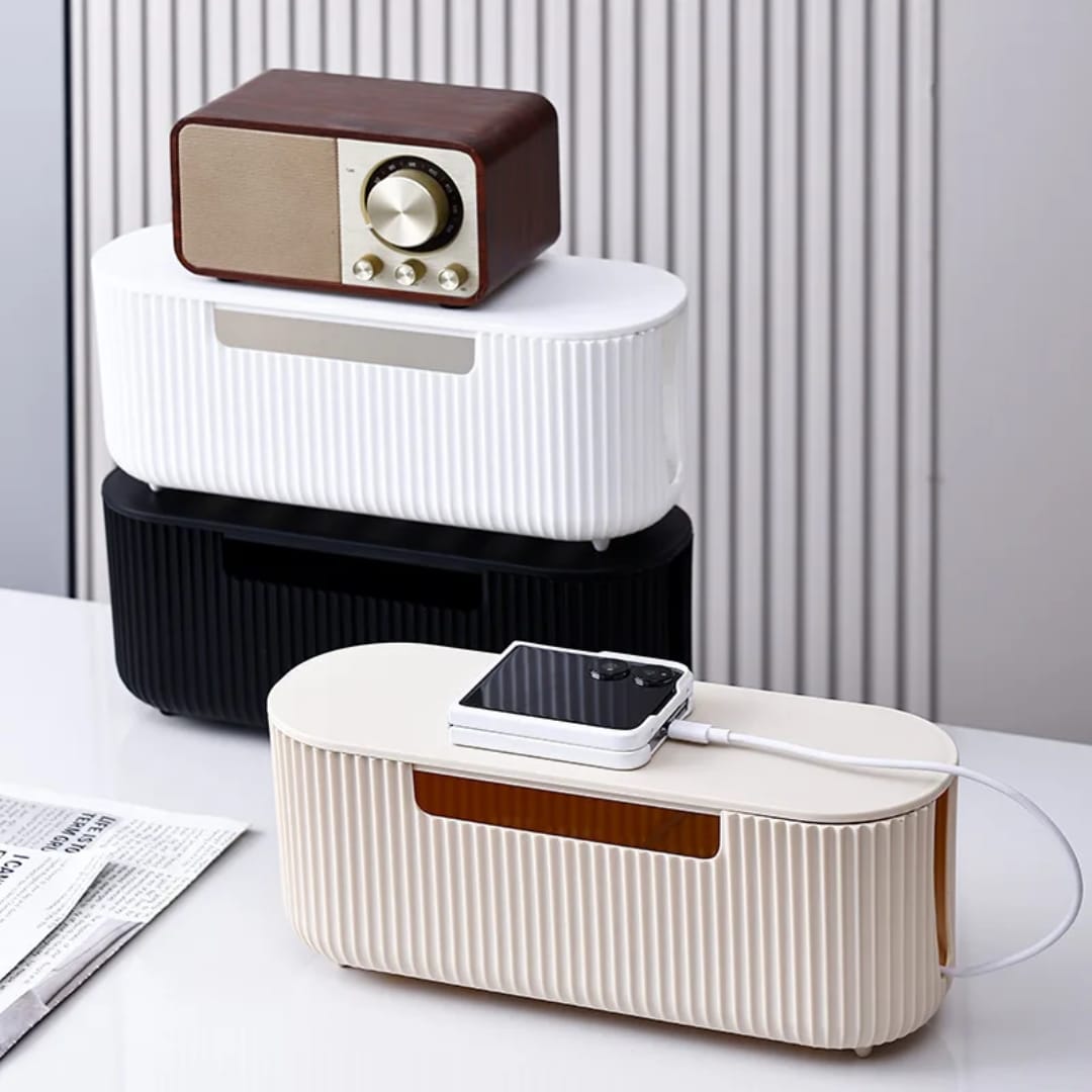 Cable Storage Box – Cable Organizer for Home & Office