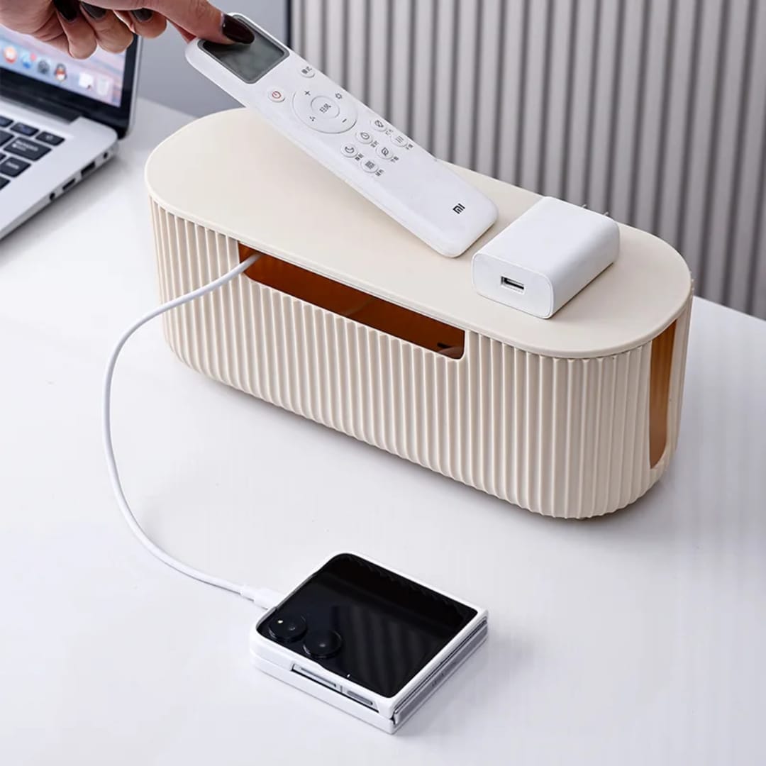 Cable Storage Box – Cable Organizer for Home & Office